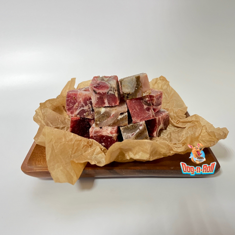 Микс №8 Крупнокусковой с бараниной (рубец бараний, трахея баранья) в вакууме 1 кг